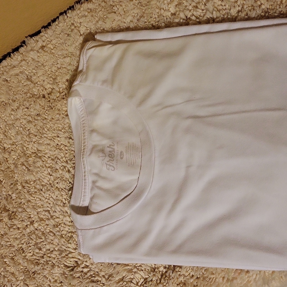 White Fresh Clean Tee